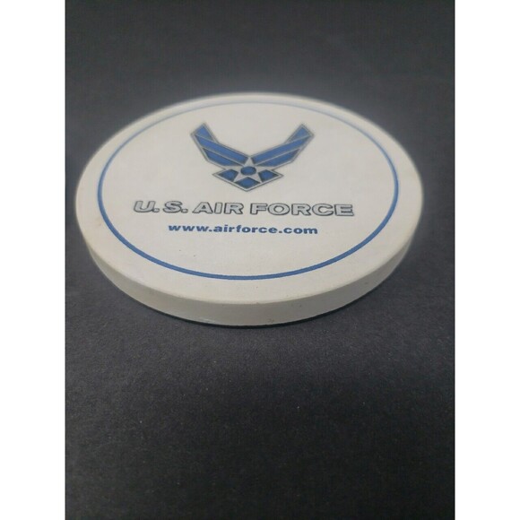 Coasters U.S. Air Force Logo Hot Cold Drinks Blue White Set of Two Foam Back - Picture 11 of 16